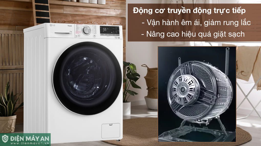 Máy giặt LG AI DD Inverter 11 kg FV1411S4WA